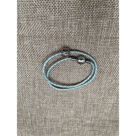 Pandora Sagittarius leather wrap bracelet with Pandora Charm - Picture 8 of 8